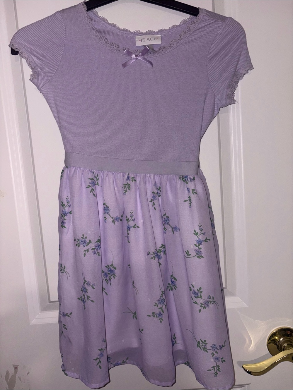 Lilac Floral Girls' Dress